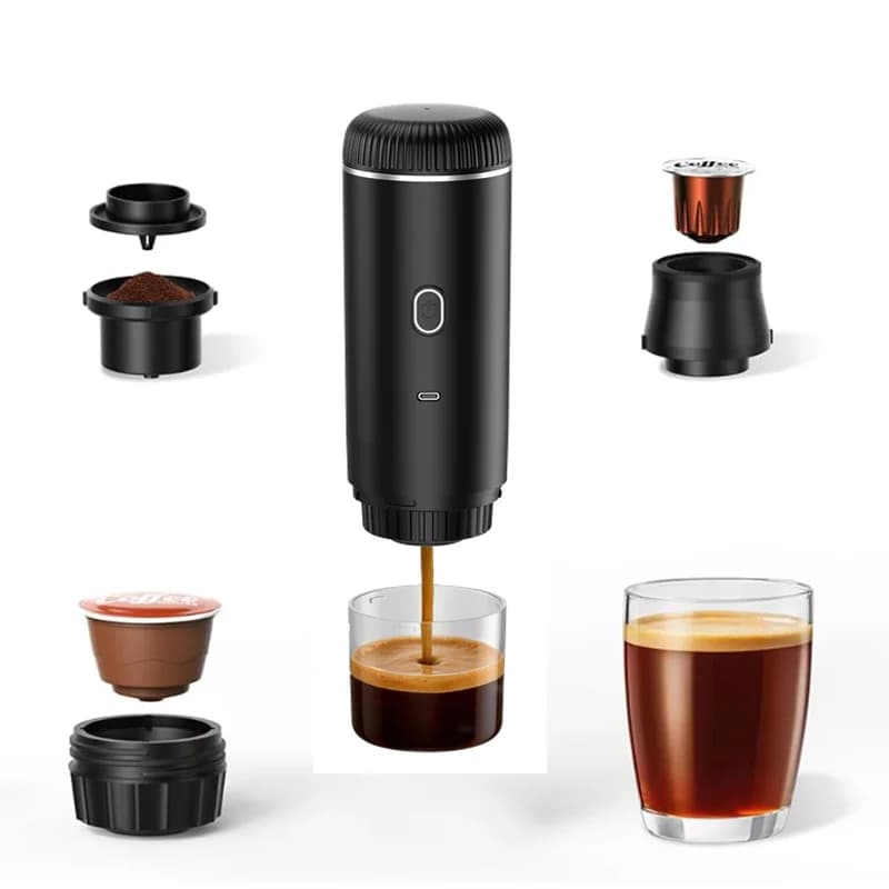 Máquina de Espresso Portátil 20-Bar