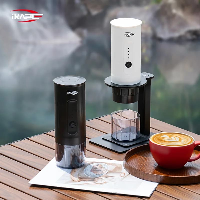 Cafeteira Manual Portátil para Cápsula e Café Moído