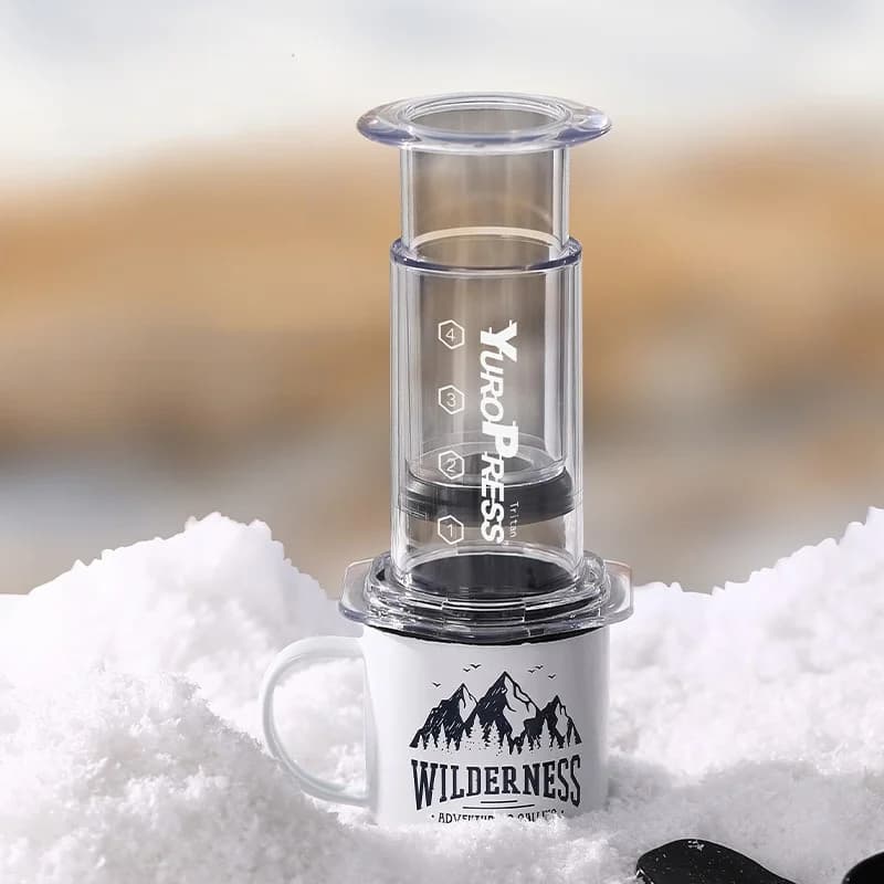 Máquina de Café Portátil por Pressão de Ar