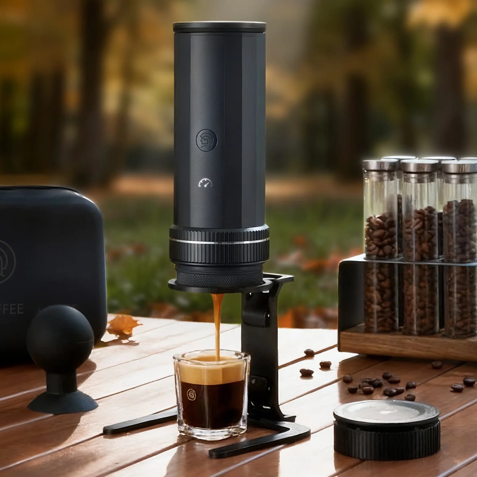 Máquina de Espresso Portátil 20-Bar 58mm