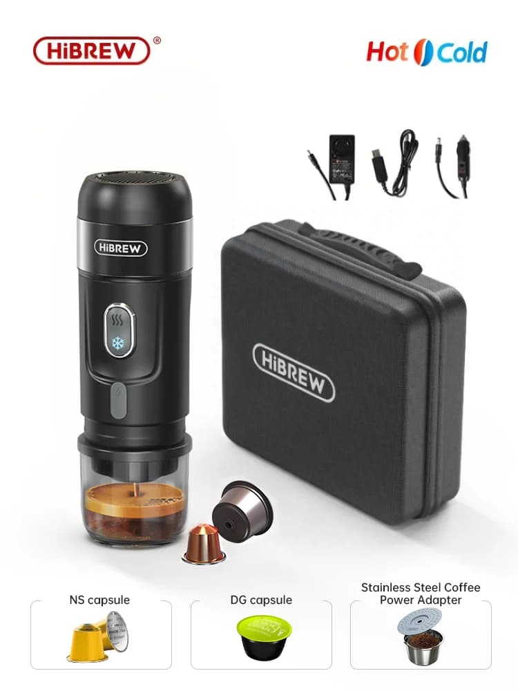Cafeteira Portátil para Cápsula e Café Moído