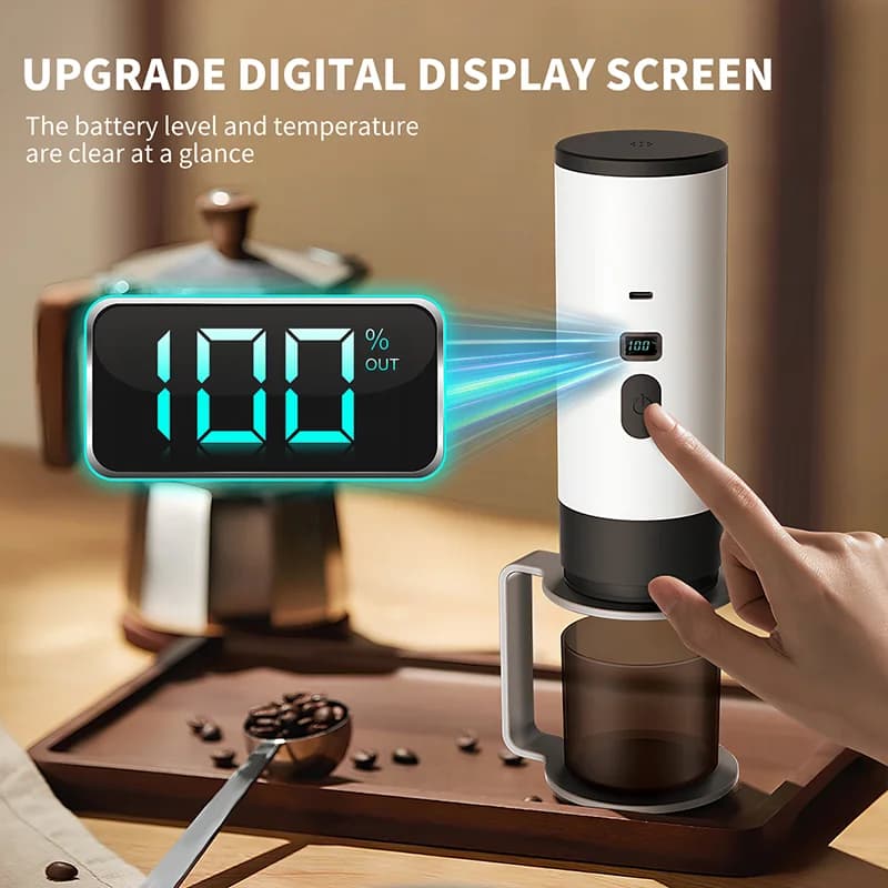 Máquina de Café Elétrica Portátil 7800mAh