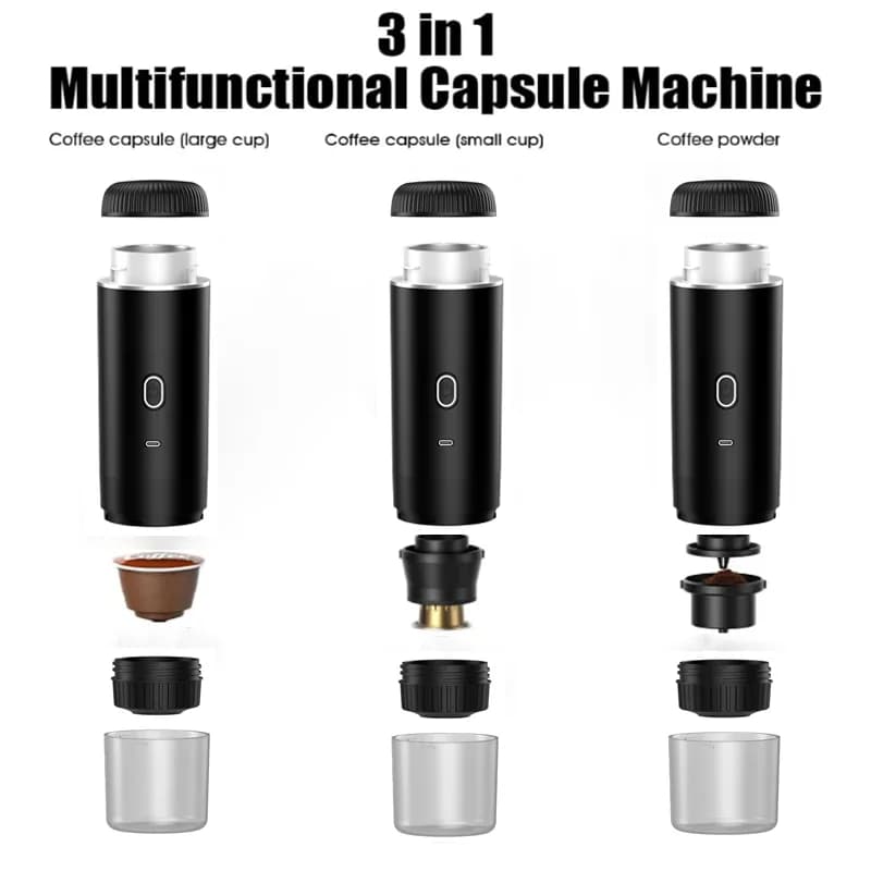 Máquina de Espresso Portátil 20-Bar